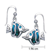 Fish Sterling Silver Hook Earring
